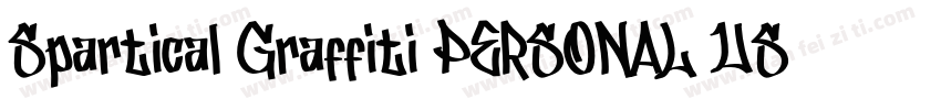 Spartical Graffiti PERSONAL USE Re字体转换